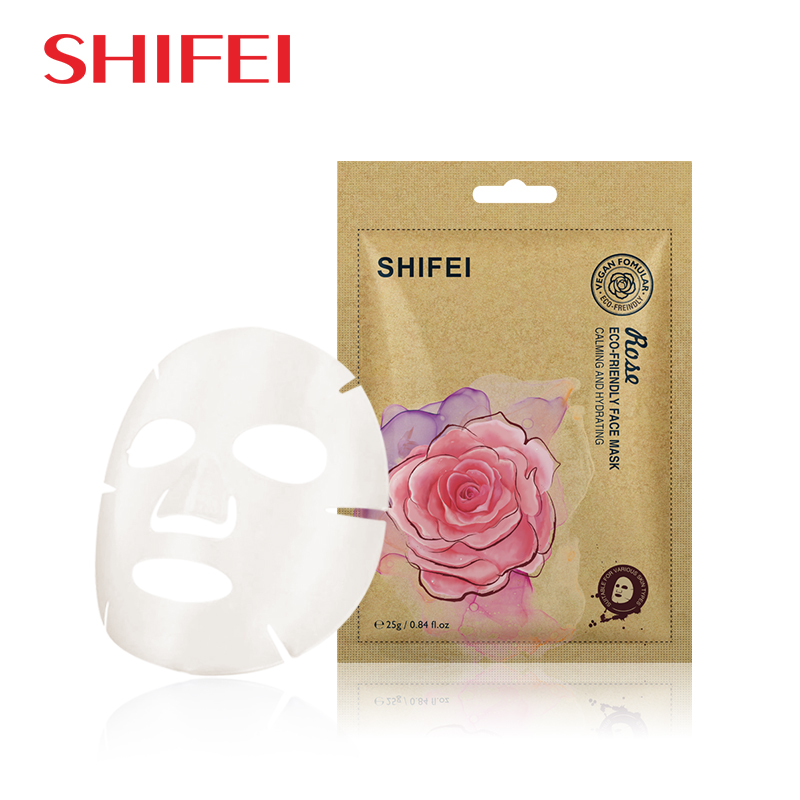 Rose eco-friendly face mask