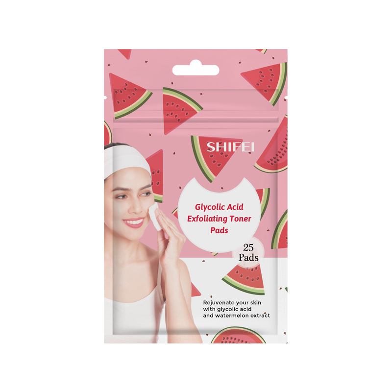 Exfoliating toner pads 