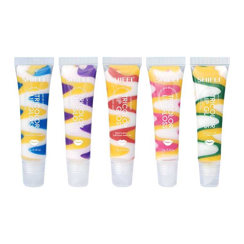Tricolor lip gloss 