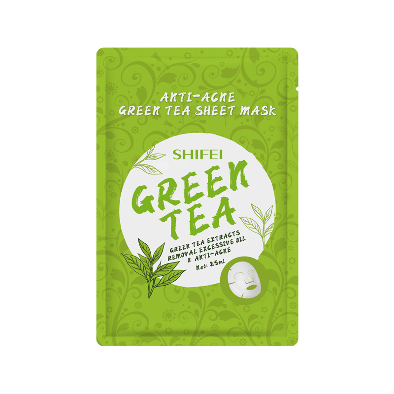 ANTI-ACNE GREEN TEA SHEET MASK 
